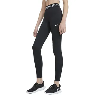 Nike Pro Leggings Mädchen black/white L 146-156 cm