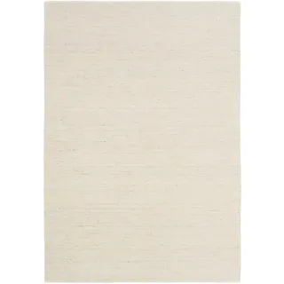 Linea Natura Wollteppich, Natur, Hellgrau, Textil, Uni, rechteckig, 120x180 cm, für Fußbodenheizung geeignet, Teppiche & Böden, Teppiche, Naturteppiche