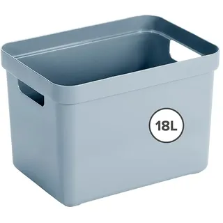 sunware perfectly organised Aufbewahrungsbox 35 x 24,6 x 24,3 cm 1-tlg. blaugrau