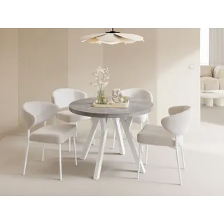 WFL GROUP Twixy Ø 100 cm grau