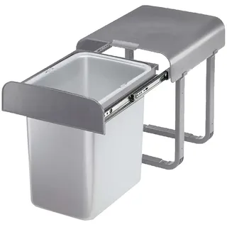 EKOTECH Abfallsammler Aladin, 16 Liter, ausziehbar, 1 Stück,90134610, aus Kunststoff, Grau