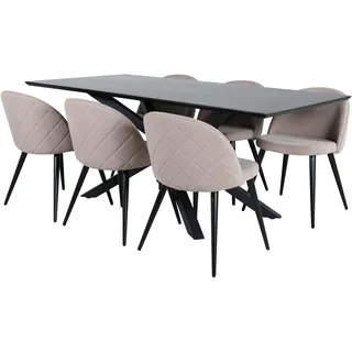 VCM Ebuy24, Essgruppe Essgruppe PiazzaBLBL (Eisen, Holz, MDF)