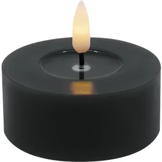 Teelicht LED 2er-Set WINTER (DH 6.80x3 cm) - schwarz - DH 6.80x3 cm