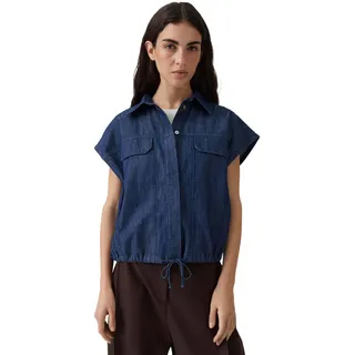 Opus Chambray Bluse Blau 44