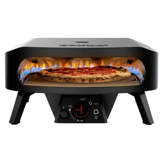 cozze Pizzaofen Rotate 17" Black Edition inkl. Pizzastein