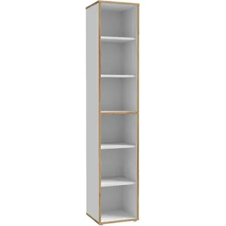 Forte Keflav Aktenregal 44,8 x 41,5 x 226,4 cm weiß