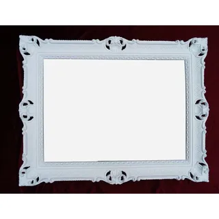 Generisch Gemälderahmen Barock Bilderrahmen 50x70 cm Werbetafel Menütefel rechteckig posterrahmen Bilderrahmen Groß Xxl Rahmen Antik Rahmen 90x70cm Plakatrahmen Hängerahmen Spiegelrahmen (WEIß)