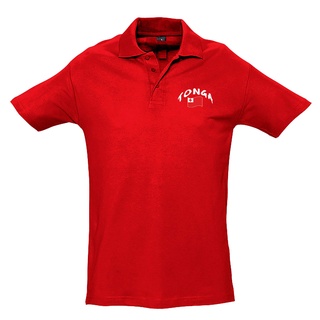 Supportershop Polo Rugby Tonga Unisex XXL rot