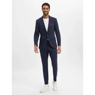 Finshley & Harding London Anzug Brixdon/Hoxdon in marine weiß | Gr.: 102