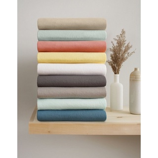 terra beds Spannbettlaken Neele 180 x 200 cm anthrazit