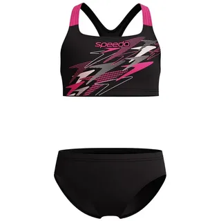 Speedo Bikini Mädchen Anthrazit/Pink 140