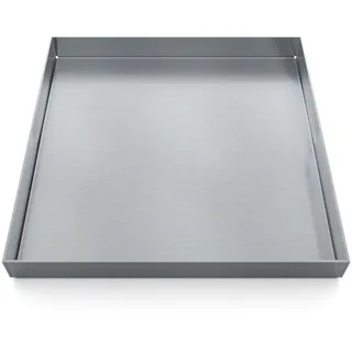 Mocavi Bodenschutzwanne Edelstahl für Feuertonne und Feuerkorb 45x45 cm