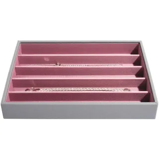 Stackers – Schmuckkästchen, 5 Fächer Dove Grey/Pink