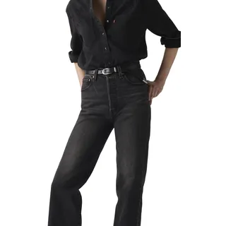 Levi's Ribcage Straight Ankle Black 30/29
