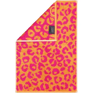 CAWÖ Two-Tone Leo Gästehandtuch 30 x 50 cm pink