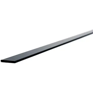 Alu Flachstange "PULVERBESCHICHTET" Aluminium Flachmaterial Aluprofil Flacheisen Flach Flachstahl 20 x 2 mm x 1.500+-5 mm Anthrazit RAL 7016 glänzend