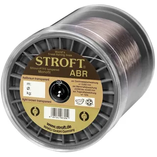 Waku Stroft Angelschnur Schnur STROFT ABR Monofile 1000m, 1000 m Länge, 0.30 mm Fadendurchmesser, (1-St), 8.1kg Tragkraft weiß Ø Faden: 0.30 mm