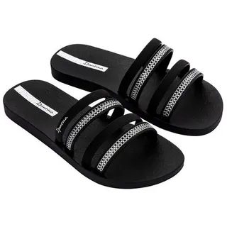 IPANEMA MESH SLIDE II Schwarz/Silber 38