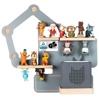 BOARTI Kinderregal Bagger grau