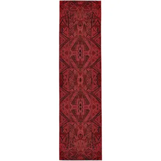 Amour Teppich - Dunkelrot 80x300