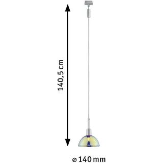 Paulmann Pendelleuchte URail Sarrasani Alu, Eisen, Stahl & Metall Chrom Matt