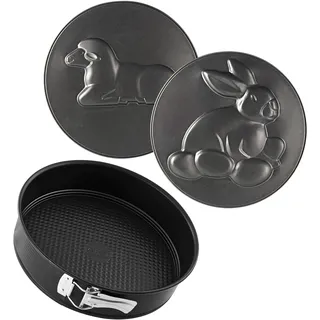 Backformenset Zenker in Schwarz Ø ca. 26cm