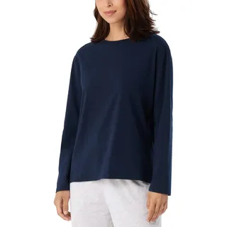 SCHIESSER Mix and Relax Pyjama-Shirt Dunkelblau 38