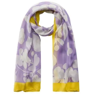 Codello Schal Codello Damen Schal mit Blumenmuster in lila, Blumen-Muster allover lila