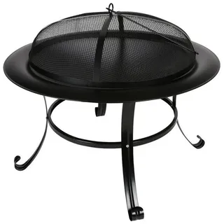 Buri Feuerschale Ø 73 cm Schwarz