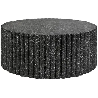 Beliani Pozza Schwarz Stein 106 x 42 cm