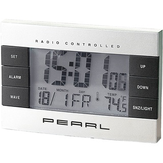 Digitaler Funkwecker mit Temperaturanzeige und Kalender