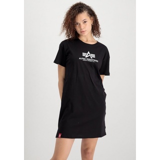 Alpha Industries Shirtkleid ALPHA INDUSTRIES Women - T-Shirts Basic T Long Wmn schwarz S