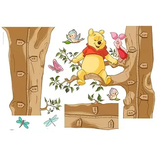 Komar Wandtattoo Winnie The Pooh Size  (100 x 70 cm, Bunt, Kunststoff)