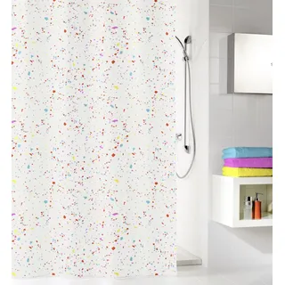 KLEINE WOLKE Duschvorhang Confetti 180 x 200 cm multicolor