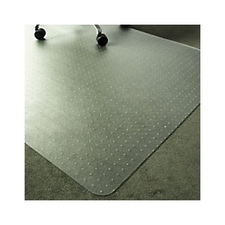 Viking rechteckige Bodenmatte weicher Boden Teppichboden-Polymer 120 x 90cm Transparent