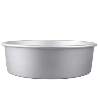 LuxusKollektion Springform Kuchenform rund 22cm Antihaft Eloxiert, (1-tlg) silberfarben Ø 22 cm x 22 cm x 22 cm
