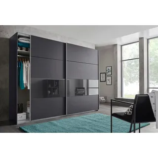 WIMEX Schwebetürenschrank Bramfeld 270 x 208 x 64 cm Schwarz