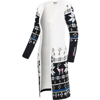 Nebulus Damen Jacke NOORS, warme Strickjacke, Strickmantel im Norweger-Style - XXL