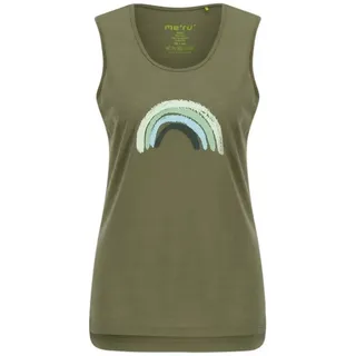 Meru Tanktop Damen Funktionsshirt EGEDAL TOP WOMEN (1-tlg) grün 46