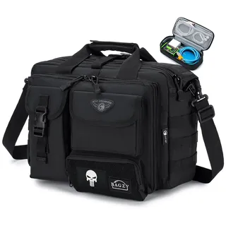 BAGZY Arbeitstasche Herren Multifunktional Taktische Tasche Range Bag Laptoptasche 14/15,6 Zoll Aktentasche Pilotentasche Bundeswehr Einsatztasche Combat Tasche Männerhandtasche Feuerwehrtasche - 14 zoll