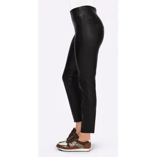 Heine Leggings sportlich Schwarz 40