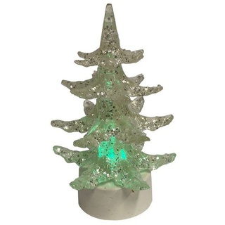 HTI-Living Weihnachtsfigur Funkelnder Weihnachtsbaum klein (Stück, 1 St., 1 Weihnachtsbaum) weiß