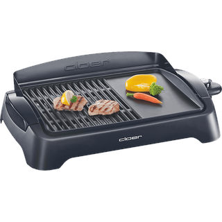 CLOER 656 Elektrogrill, Schwarz (2000 Watt)