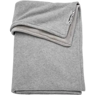 Meyco 2754004 Babydecke gestrickt Winter-Velours 100x150 cm, Grau Melange