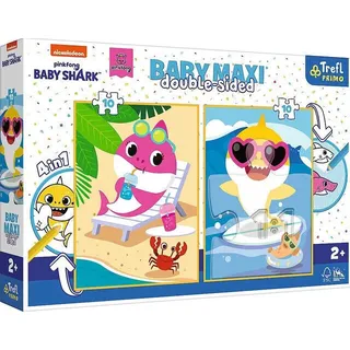 Puzzle Baby Maxi 2x10el Trefl Wesoły Dzien Rekin