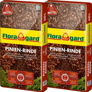 Floragard Pinien-Rinde mittel 2 x 60 l