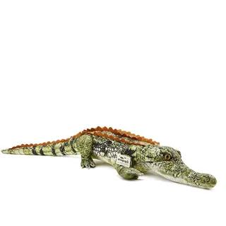 Zappi Co Kinder's Weiches Kuscheliges Plüschtier - Perfekte weiche Spielgefährten für Kinder im bedruckten Stil (100cm Länge) (Krokodil)