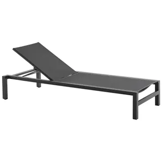 Niehoff Flad Sonnenliege 200 x 81 x 35,5 cm Schwarz