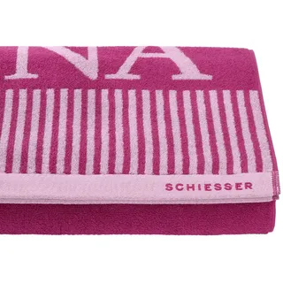 SCHIESSER Rom Saunatuch 75 x 200 cm fuchsia