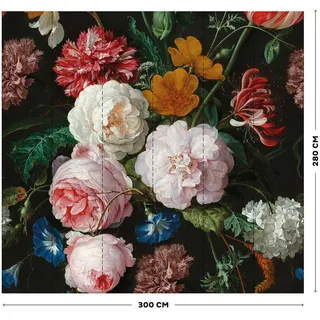 Art for the home Fototapete Nicky Flowers 280 x 300 cm